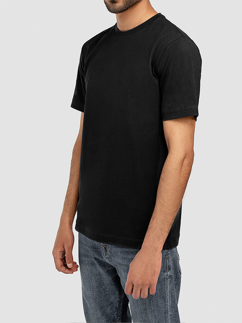 Aouli - Men T-Shirt - Regular Fit - Black