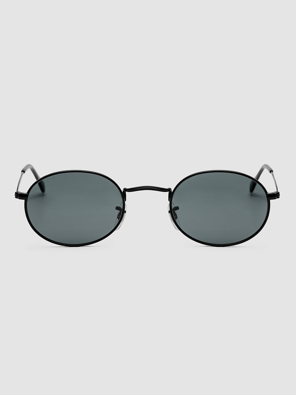 Haku - Oval Black Sunglasses