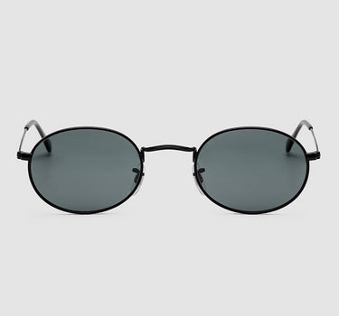 Oval Black Sunglasses