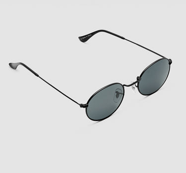 Oval Black Sunglasses