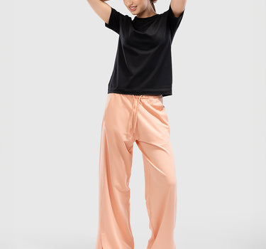 Women Pink Flare Pants