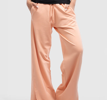 Women Pink Flare Pants