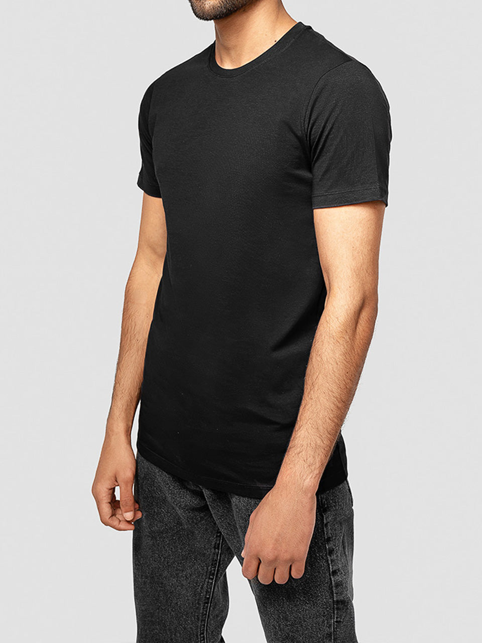 Keola - Men T-Shirt - Slim Fit - Black