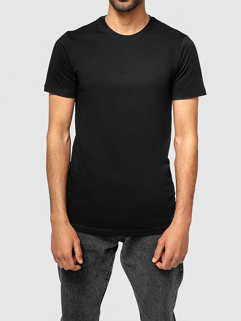 Keola - Men T-Shirt - Slim Fit - Black