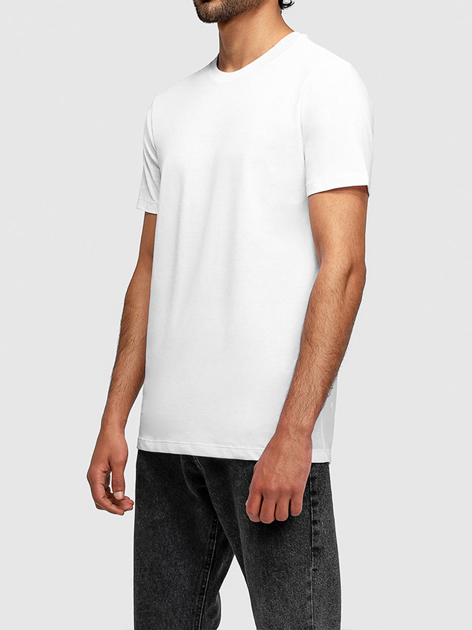 Keola - Men T-Shirt - Slim Fit - White