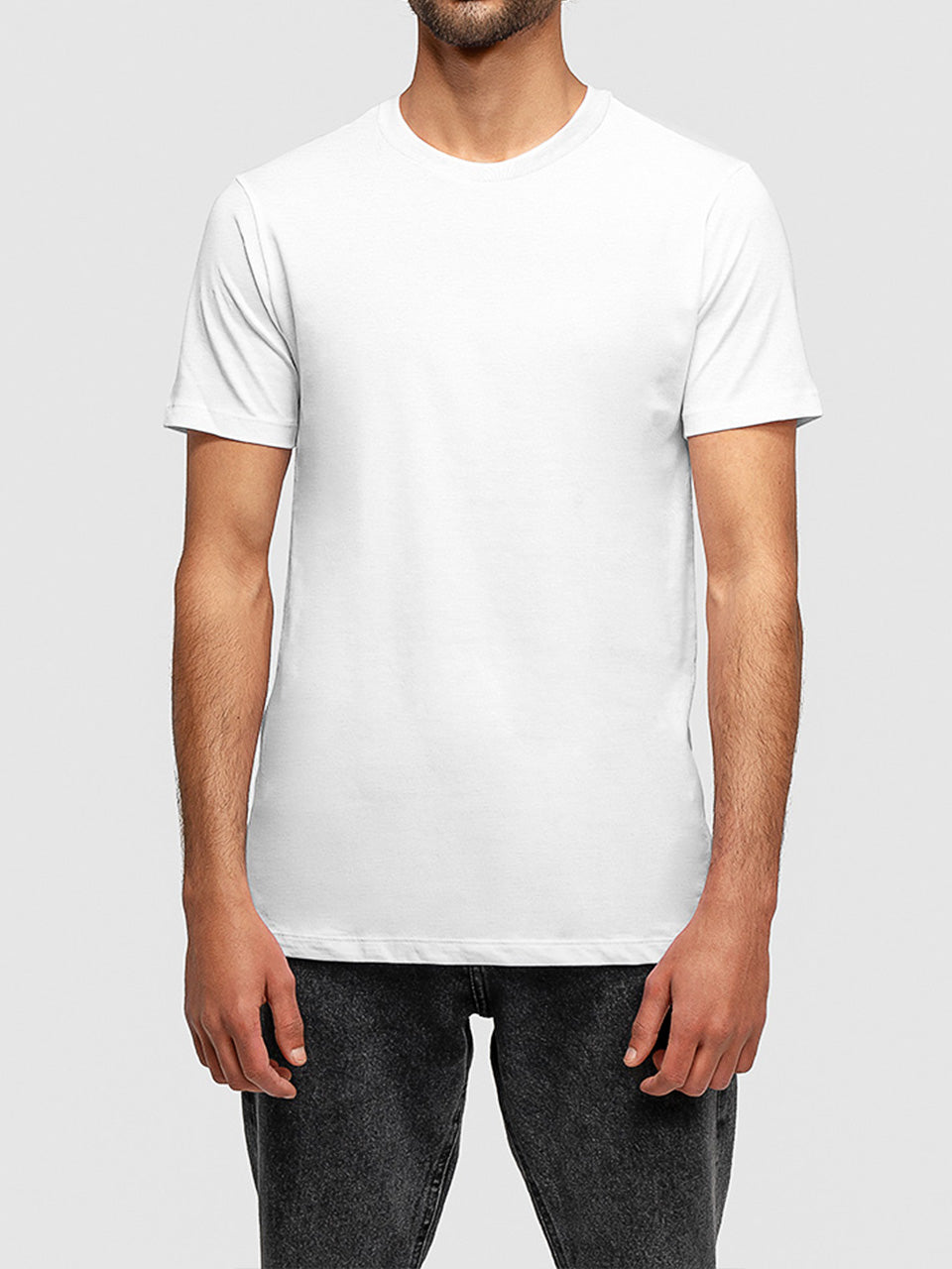 Keola - Men T-Shirt - Slim Fit - White